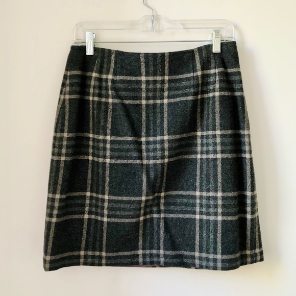 Style & Co. Clueless Style High Waist Wool Plaid Mini Wrap Skirt - Picture 3 of 4